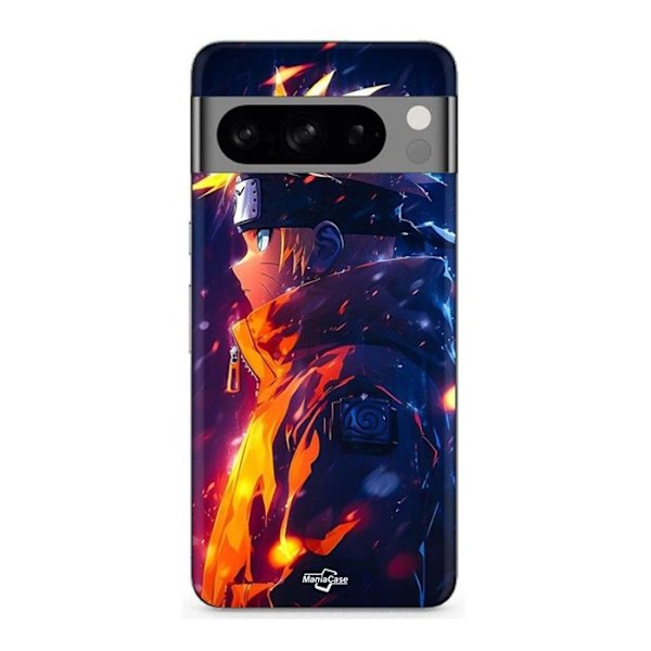 Coque - MANIACASE - Google Pixel 8a Pro - Naruto Uzumaki - Snygg - Svart Svart
