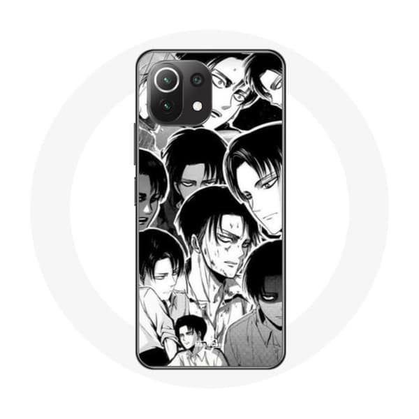 Cover til Xiaomi Mi 11 Lite Attack on Titan Manga Levi Ackerman
