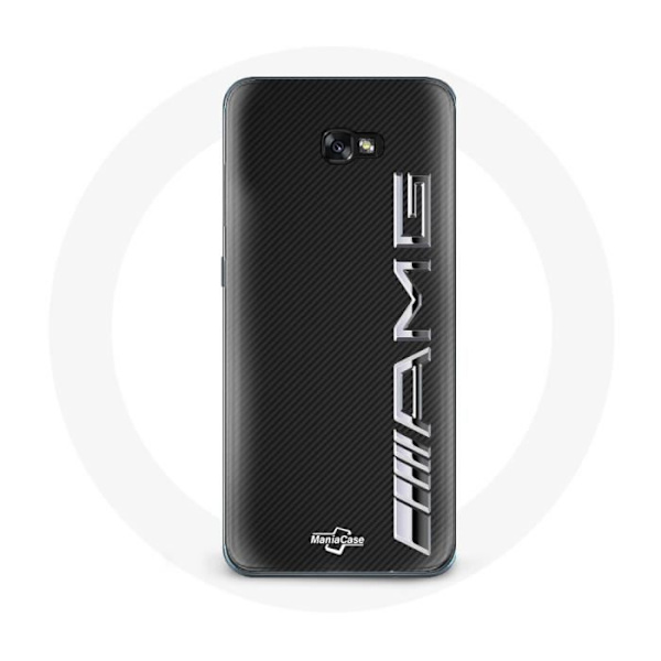 Coque - Amg - Samsung Galaxy A3 2017 - Carbontekstur - Sort - Hård