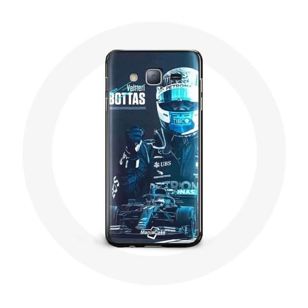 Cover til Samsung Galaxy A3 Formel 1 Valtteri Bottas i blå nuancer