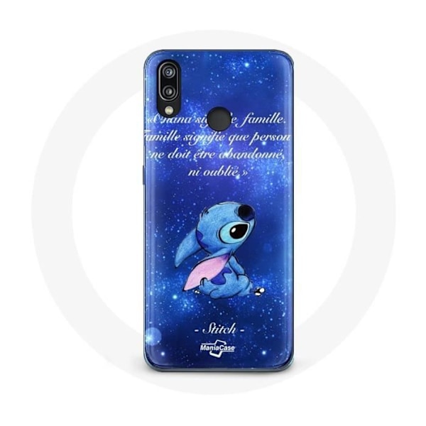 Coque för Huawei P20 Lite Stitch Ohana Citat