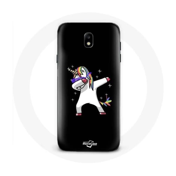 Coque - Dab - Samsung Galaxy S5 - Blød - Sort - Enhjørning
