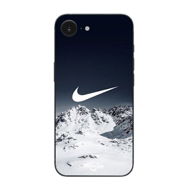 Coque Maniacase För Iphone 16E nike logga mountain fly Svart