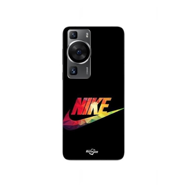Coque - Maniacase - Huawei P60 - Souple - Noir - Nike-logotyp färgad Svart, Färgglad