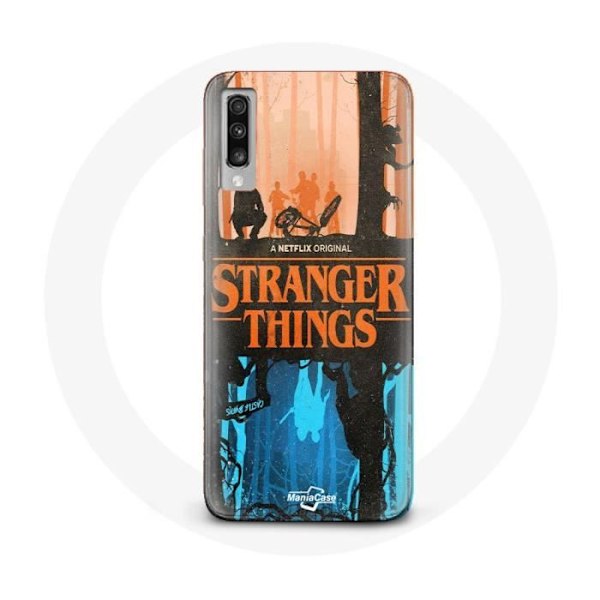 Coque Samsung Galaxy A70 Stranger Things Vänner Täcka