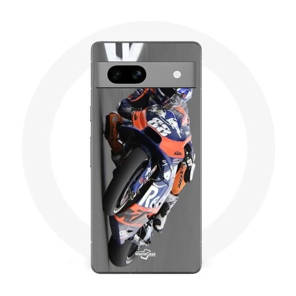 Coque - Maniacase - Google Pixel 7a - Miguel Oliveira - Silikone - Blød - Sort svart