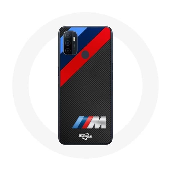 Coque Oppo A53 BMW M Logo carbon