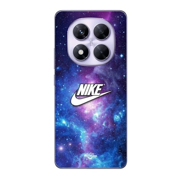 Coque - Maniacase - Xiaomi Redmi Note 14 Pro 5G - Nike-logotyp - Färgrymd - Mjuk Vit, färgglad
