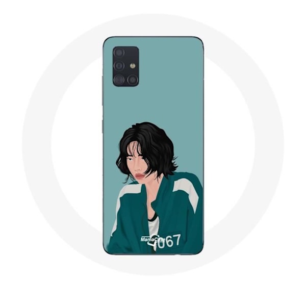 Coque för Samsung Galaxy A71 Squid Game Kang Sae Byeok Fanart ansiktsdesign