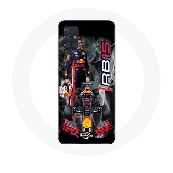 Coque - maniacase - Samsung Galaxy A51 5G - Formel 1 Max Verstappen - Mjuk - Svart Svart