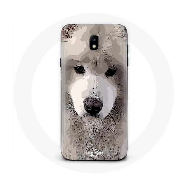 Skydd för Samsung Galaxy J5 2017 Samojedhund Grå Hundras
