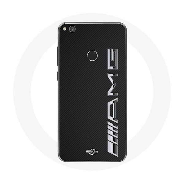 Coque för Huawei P8 Lite 2017 Amg Logotyp Kolfiber TEXTUR