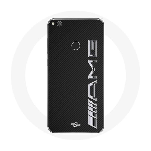 Cover til Huawei P8 Lite 2017 Amg Logo Carbon Struktur
