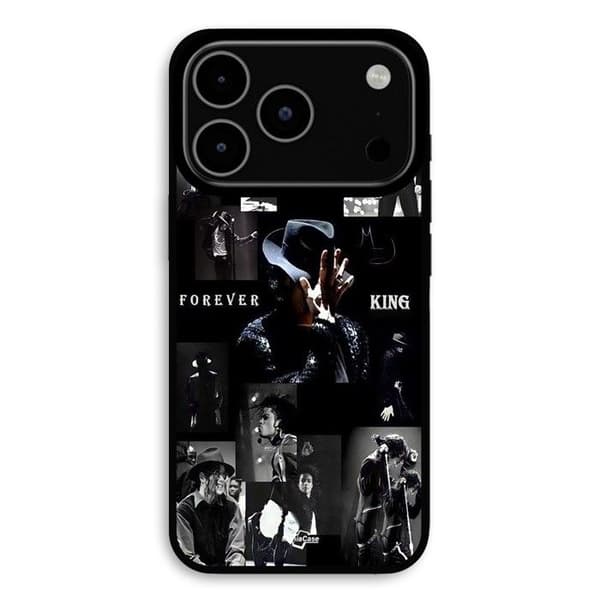 Coque Pour iPhone 17 Pro Max Michael Jackson Forever King Maniacase Svart