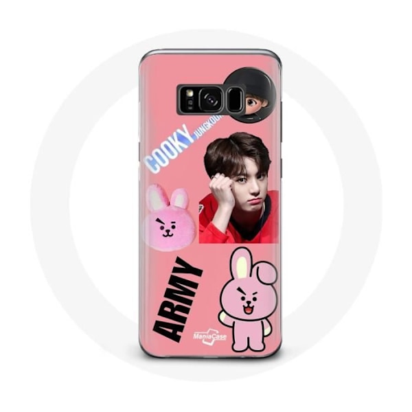 Coque för Samsung Galaxy S8 Plus BTS Bangtan Kille BT21 Cooky Jungkook ARMY