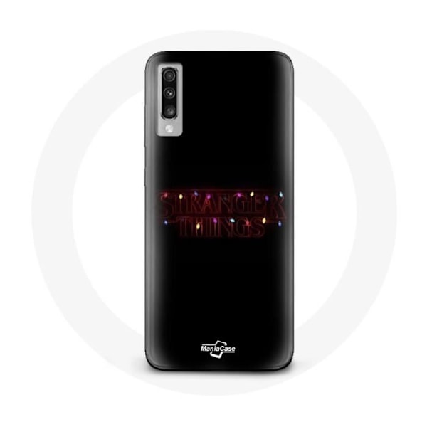 Coque för Samsung Galaxy A50 Stranger Things Affisch Logotyp God Jul