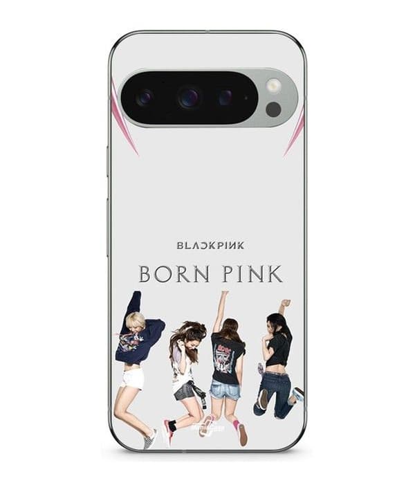 Coque - Maniacase - Google Pixel 9 Pro - Sort - Silikone - Kpop blackpink born pink Svart