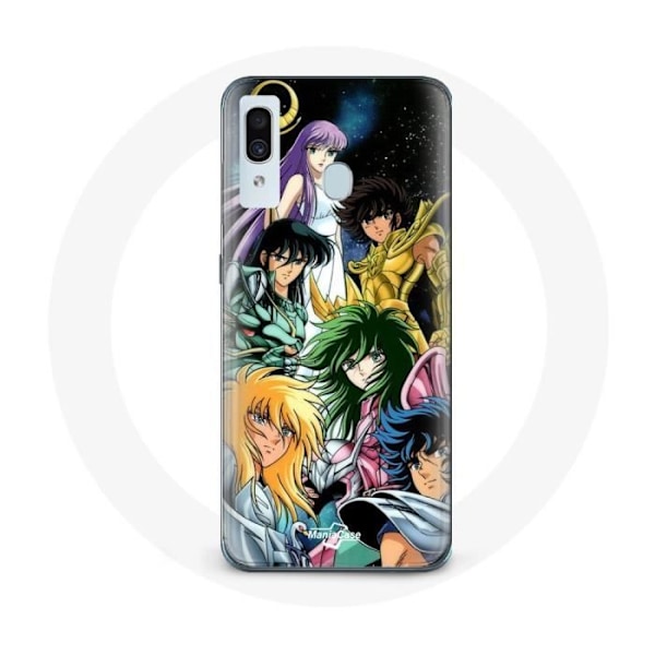 Coque för Samsung Galaxy A30 De riddarna av zodiaken Anime Kult Saint Seiya Anime Manga