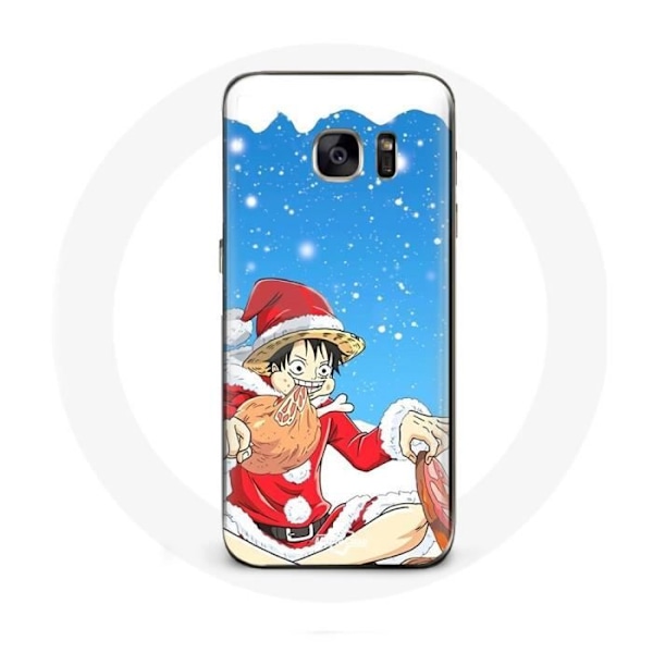 Coque för Samsung Galaxy S6 Edge Anime One Piece Luffy Juldagen 2023