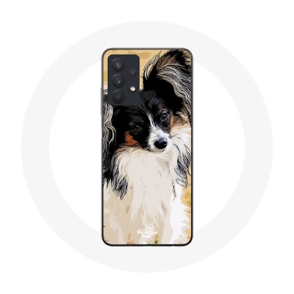 Skydd för Samsung Galaxy A32 5G Kontinental dvärgspaniel Hundras