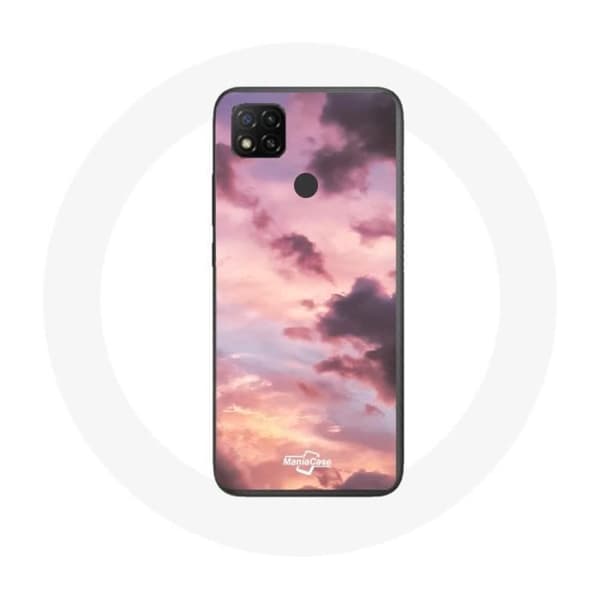 Coque Xiaomi Redmi 9C Vaaleanpunainen Pilvimuoti