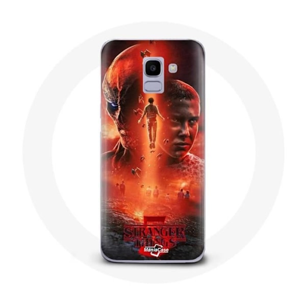 Coque - Maniacase - Samsung Galaxy A6 2018 - Mjuk - Svart - Stranger Things Säsong 5