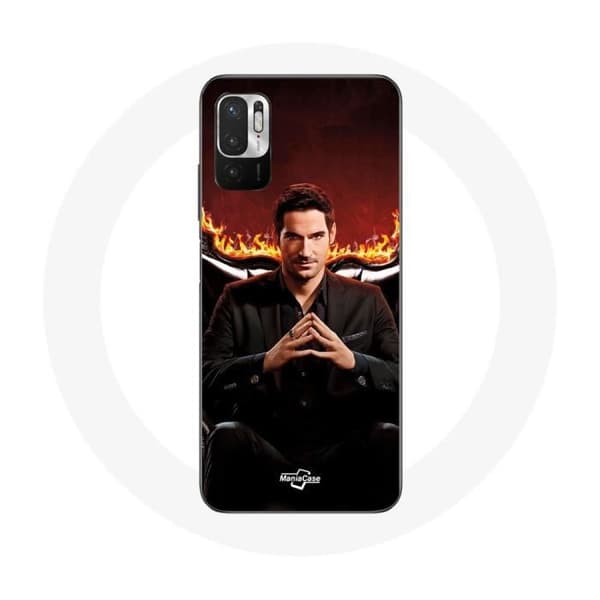Cover - Xiaomi - Redmi Note 10 5G - Lucifer Morningstar - Stiv - Sort