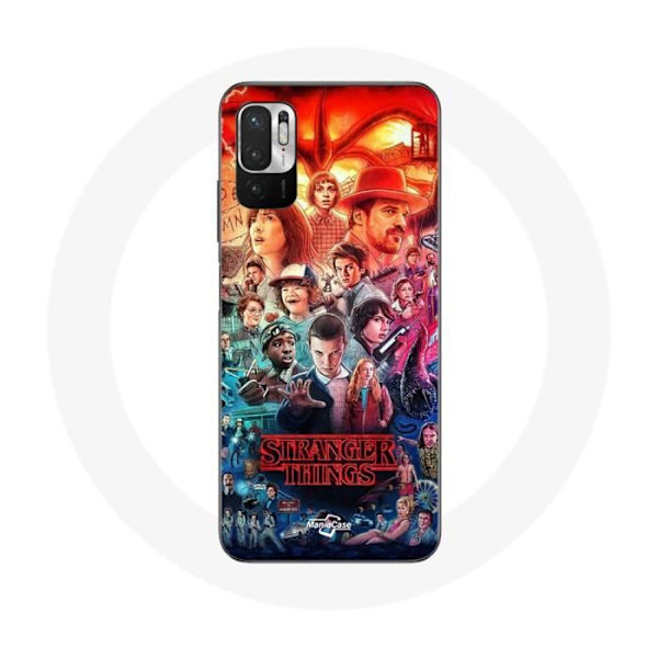 Cover - Xiaomi - Redmi Note 10 5G - Blød - Stranger Things - Beskyttelse