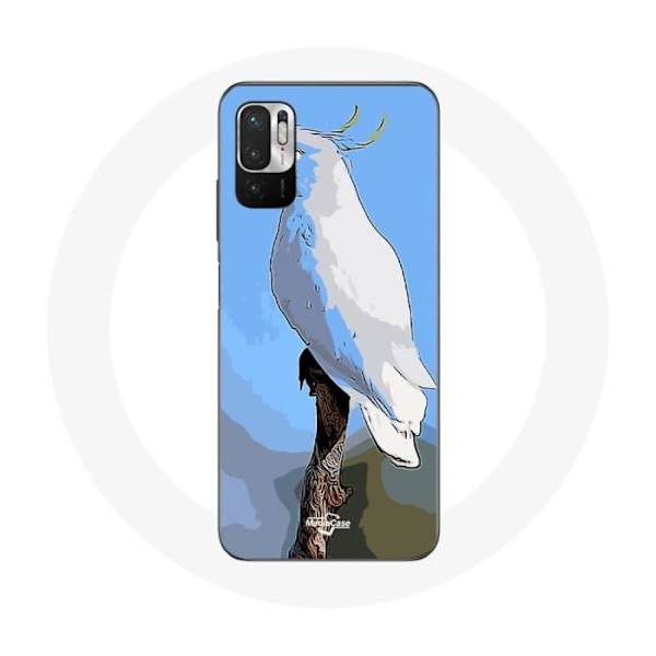 Coque - Xiaomi - Redmi Note 10 5G - Kakadu Papegojor - Mjuk - Skydd Vit