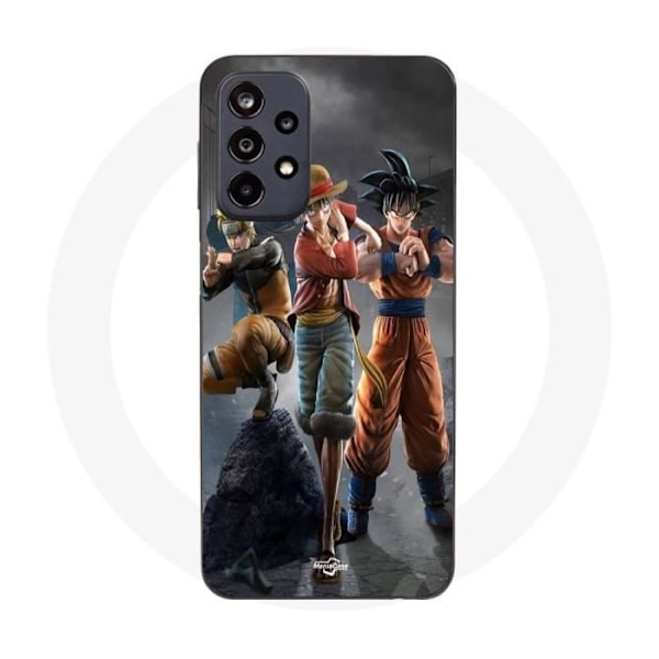 Coque Maniacase för Samsung Galaxy A23 5G Sangoku naruto Luffy one piece Dragon Ball z 3D Anime manga