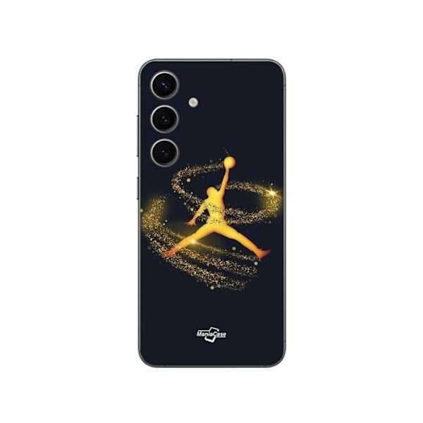 Mobilskal - Jordan - Samsung Galaxy S24 Plus - Mjukt - Silikon - Guldpulver Svart