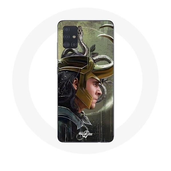 Coque - Maniacase - Samsung Galaxy A51 5G - Loki Thor Ragnarok - Flexibel - Svart Svart