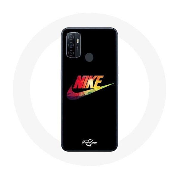 Coque Oppo A53 Nike Logotyp färg svart bakgrund