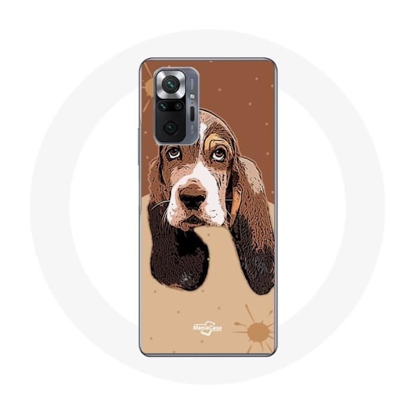 Coque för Xiaomi Redmi Note 10 Pro Basset Hound hundansikte