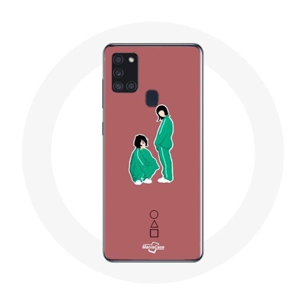 Coque Samsung Galaxy A21S Squid Game Ji Yeong Nummer 240 Och Kang Sae Byeok Nummer 067