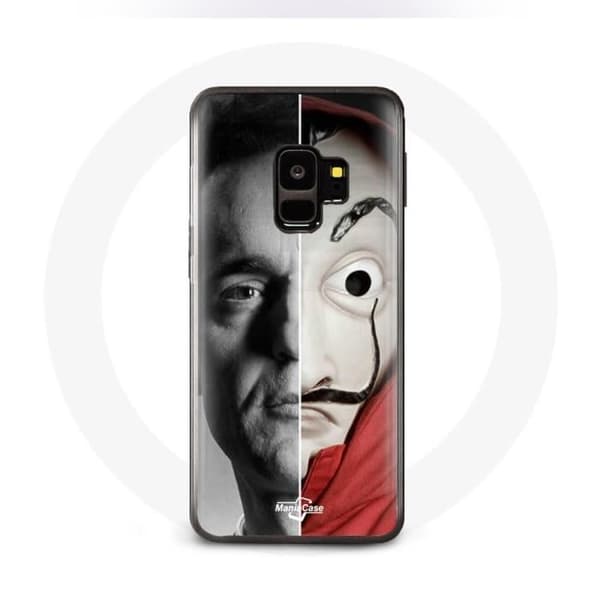Coque Samsung Galaxy S9 La casa de papel Berlin Masque Split