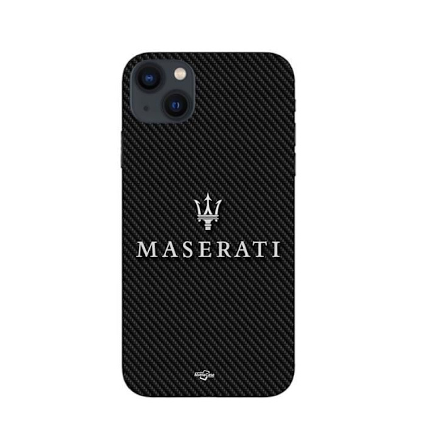 Coque - Maniacase - iPhone 15 Plus - Vit - Kolfiber - Hård Vit