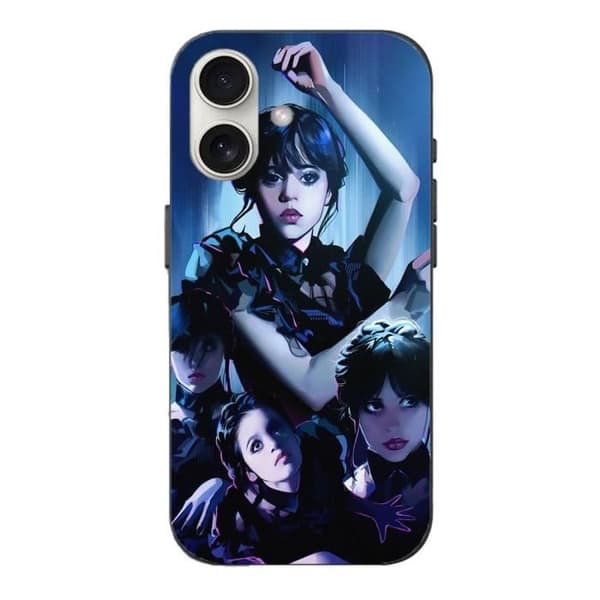 Coque iPhone 16 onsdag Mercredi Addams