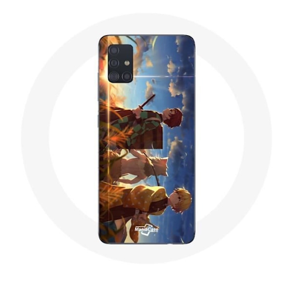 Coque för Samsung Galaxy A51 5G Tanjiro Inosuke och Zenitsu Demon Slayer Kimetsu no Yaiba Anime Manga