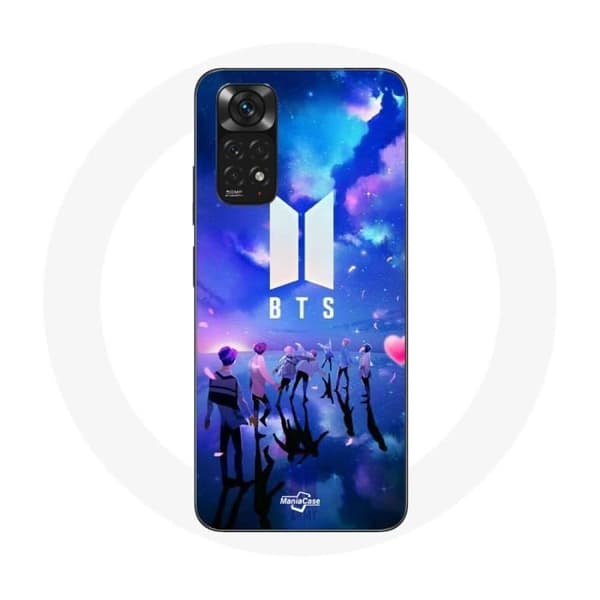 Coque för Xiaomi Redmi Note 11 4G Bangtan Sonyeondan BTS Fanart Logotyp