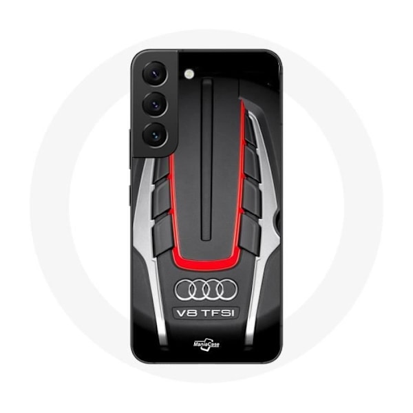 Skyddsfodral för Samsung Galaxy S21 FE Audi S8 Röd logotyp