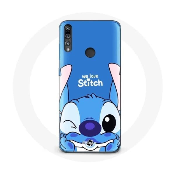 Coque - Huawei - P30 Lite - Söpö Stitch - Pehmeä - Lasten suojaus Blå