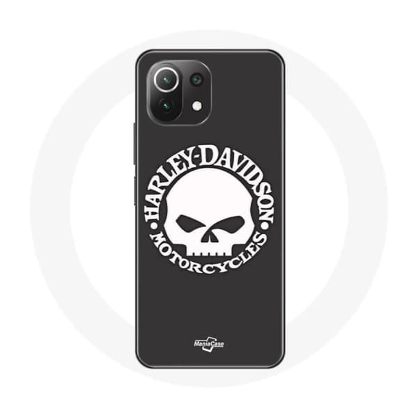 Coque - Harley Davidson - Xiaomi Mi 11 Lite - Dødningehoved - Blød - Smartphone beskyttelse