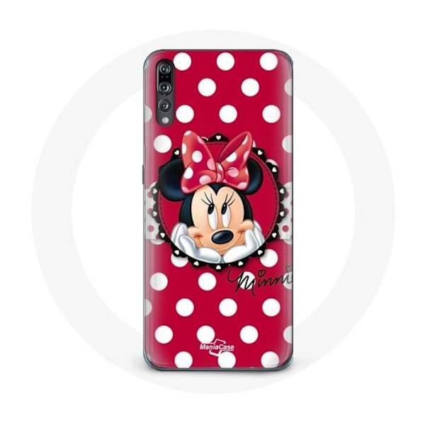 Mobilskal för Huawei P20 Minnie Mouse Tecknad Röd