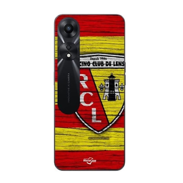 Coque för Oppo A78 5G rcl lins original gul och röd Maniacase