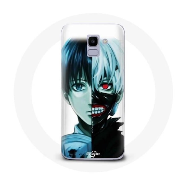 Coque för Samsung Galaxy A6 2018 Tokyo Ghoul Ansikte Halva