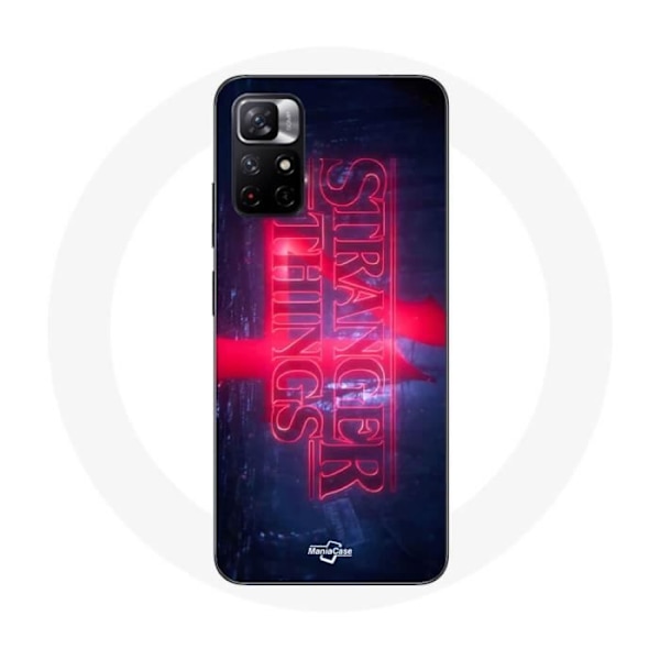 Coque Redmi Note 11 5G Stranger Things Logotyp Transparent Säsong 4 Trailer 2022