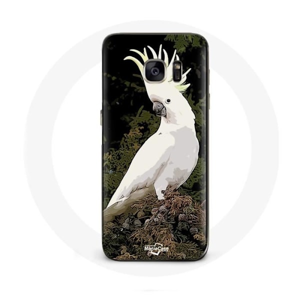 Skydd för Samsung Galaxy S6 Cacatoes Papegojor Vita på trädet