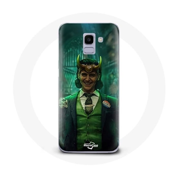 Coque för Samsung Galaxy A8 2018 Loki Thor Ragnarok med hörlurar, affisch, karaktär, serie, säsong 1