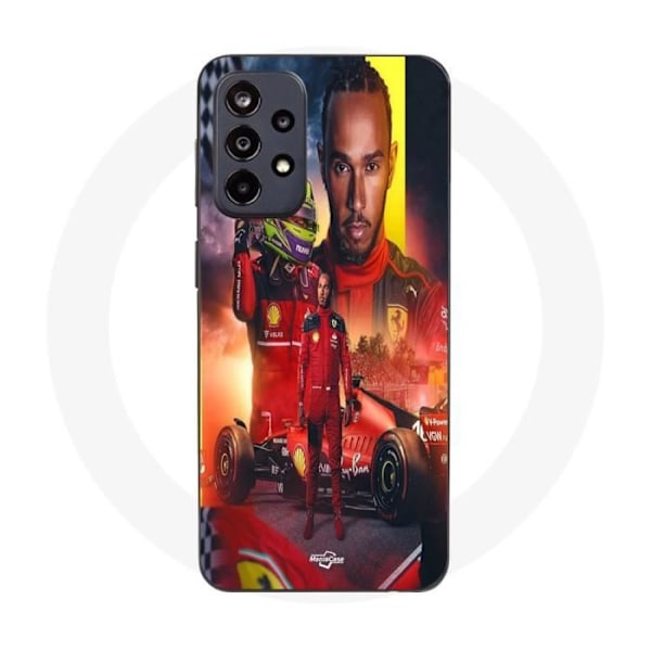 Coque Maniacase för Samsung Galaxy A32 4g Lewis Hamilton Scuderia Ferrari F1 officiell
